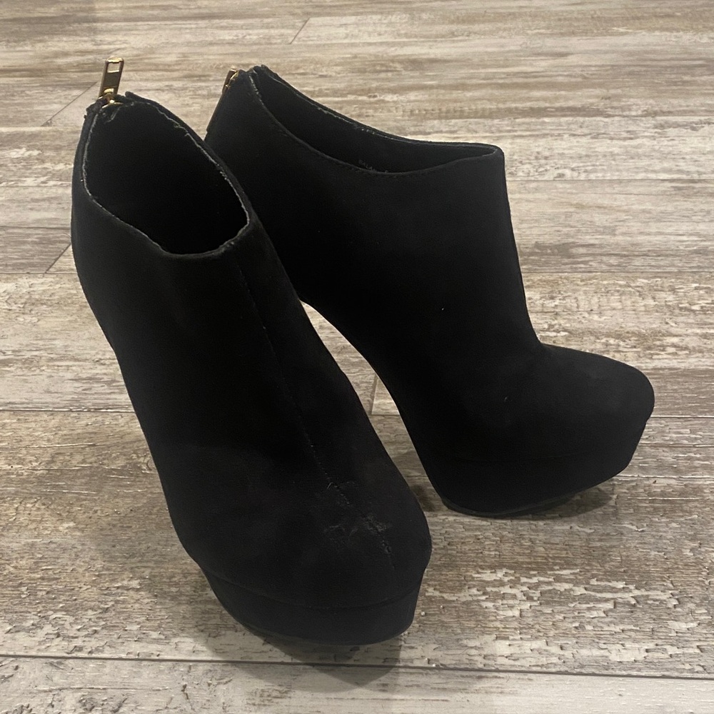 GLO Jeans Elegant Black Platform Boots